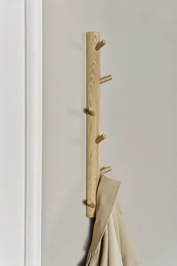 Allsarp vertikal knagerække 6 kroge - Eg - 1898