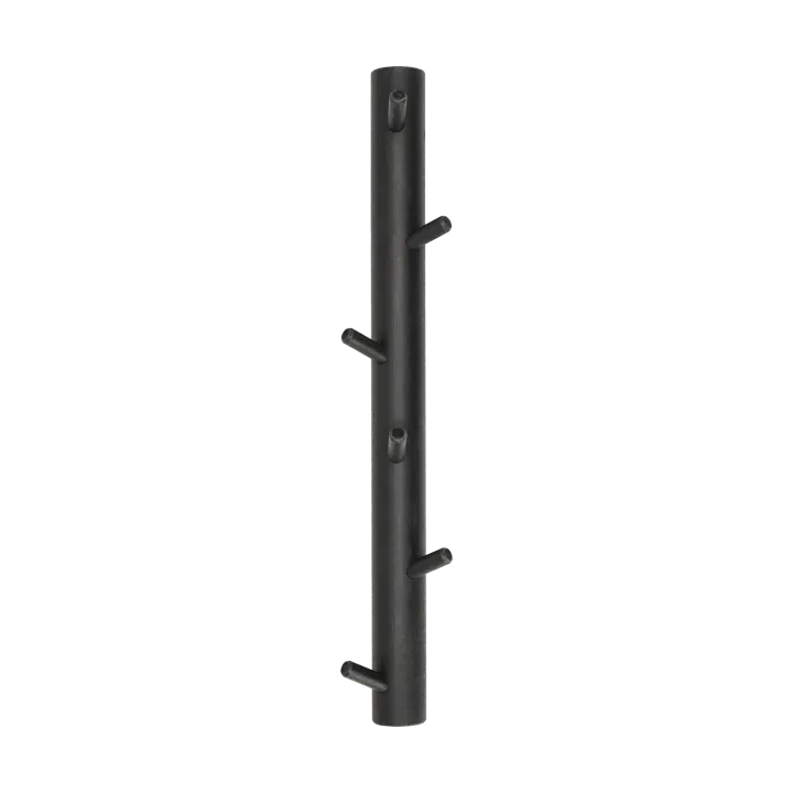 Allsarp vertikal knagerække 6 kroge - Sortmalet birk - 1898