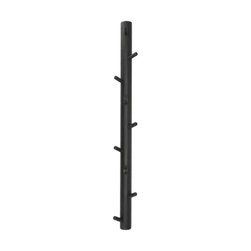 Allsarp vertikal knagerække 9 kroge - Sortmalet birk - 1898