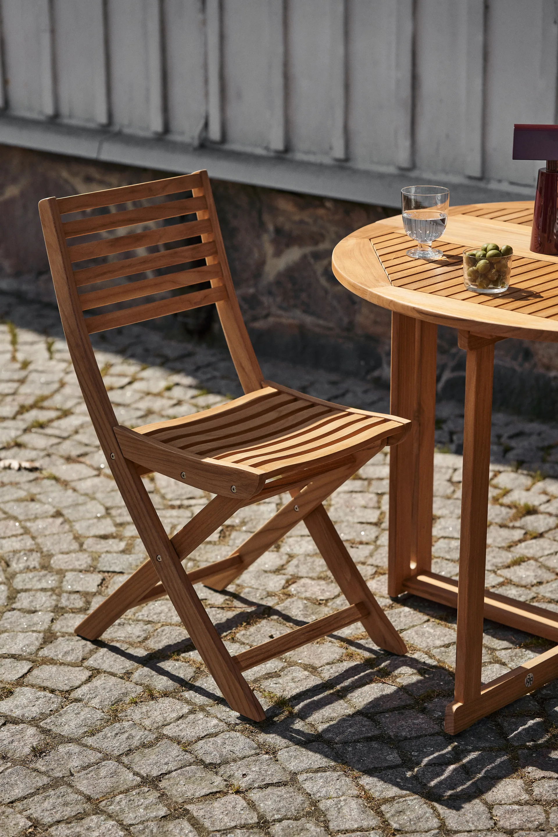 Aneboda klapstol, Teak 1898