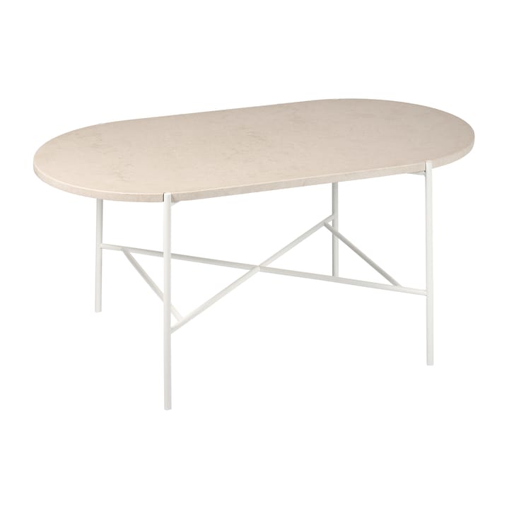 Aplaryd ovalt sofabord - Beige kalksten - 1898