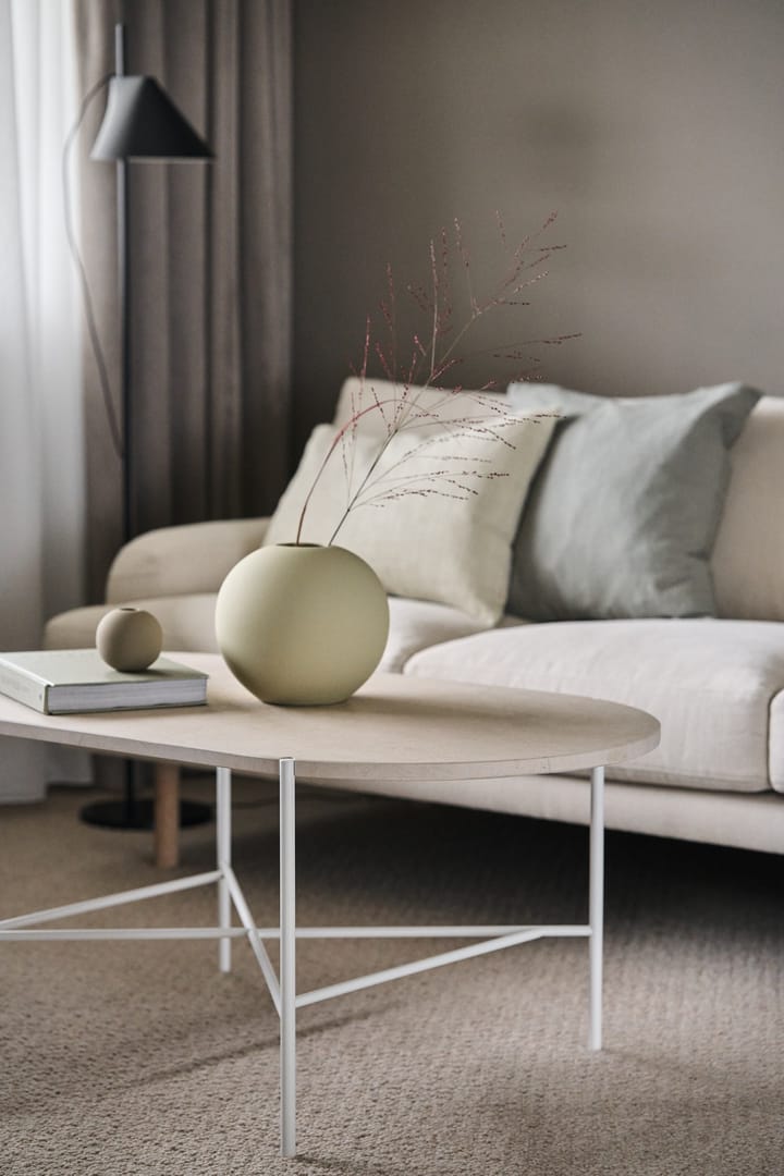 Aplaryd ovalt sofabord - Beige kalksten - 1898