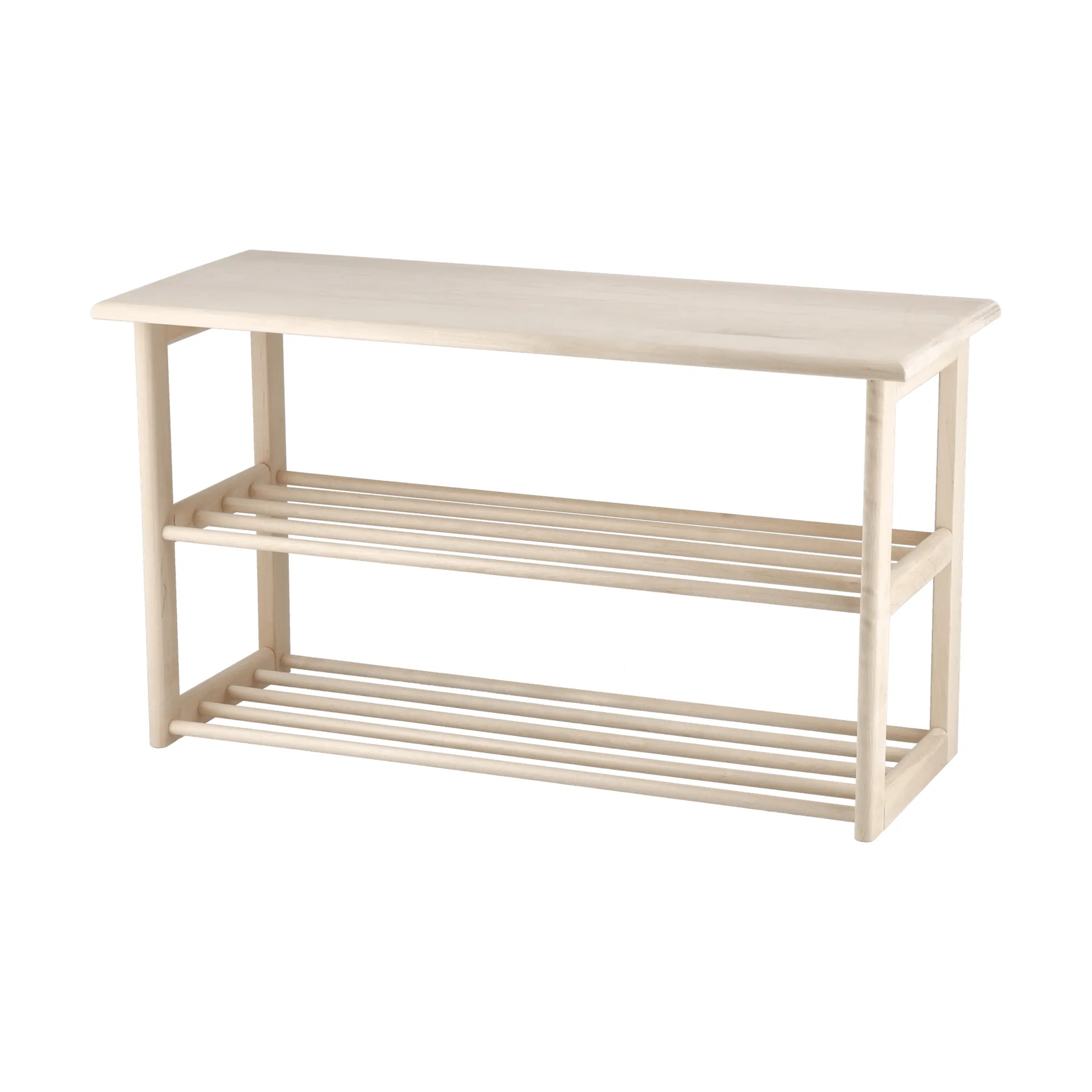 Bäckebo skohylde med siddeplads, Birk, 80x48x30 cm 1898