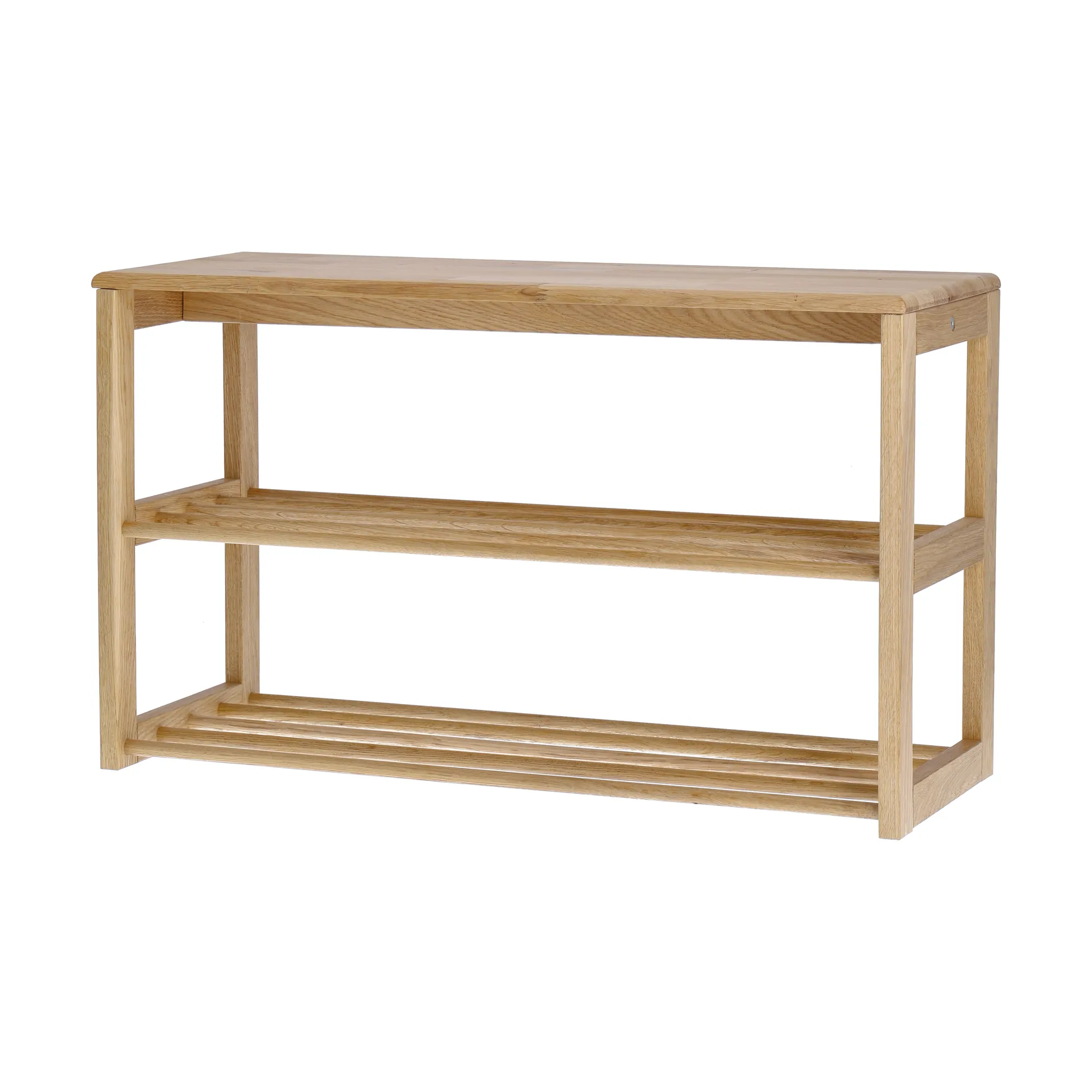 Bäckebo skohylde med siddeplads, Eg, 80×48×30 cm 1898