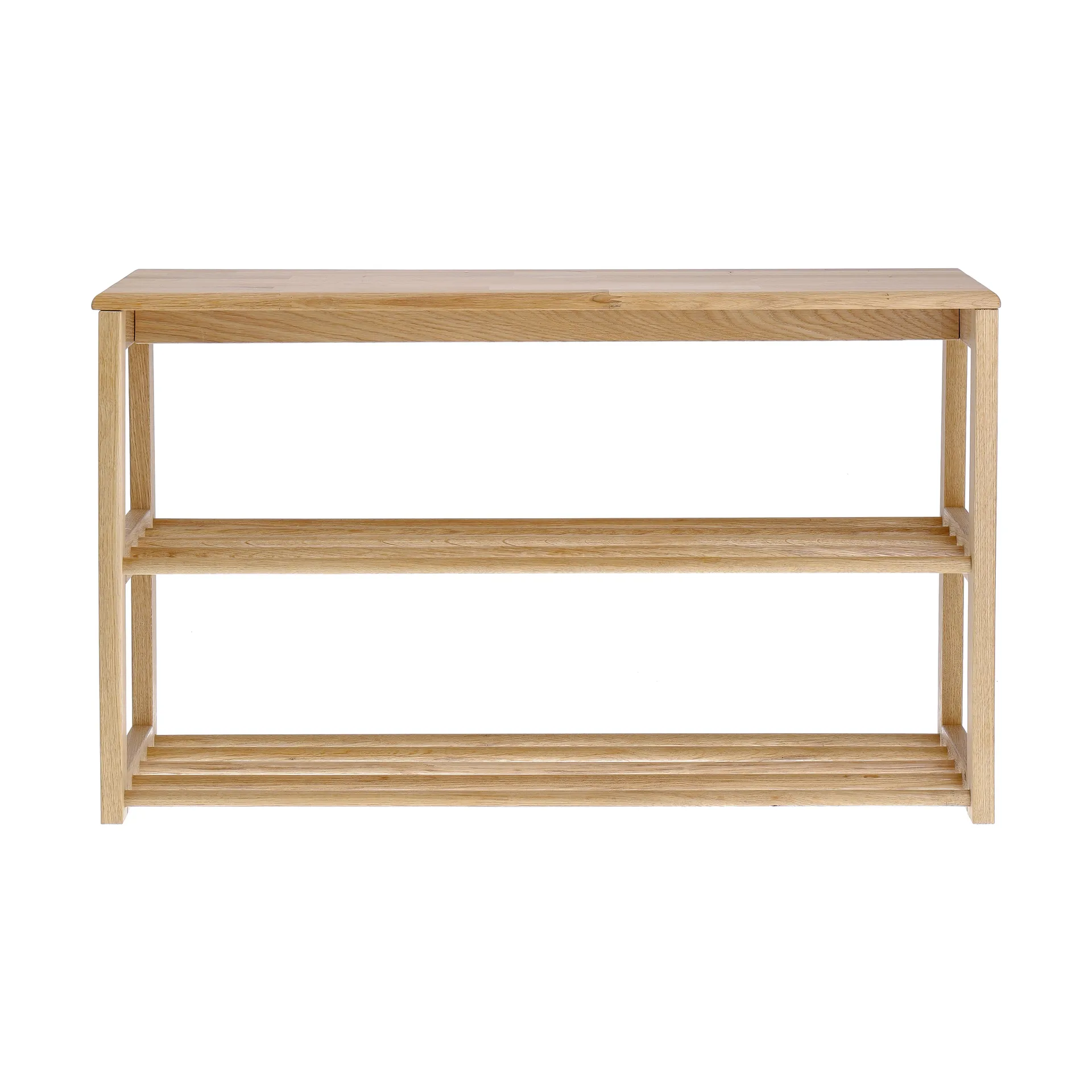 Bäckebo skohylde med siddeplads, Eg, 80×48×30 cm 1898