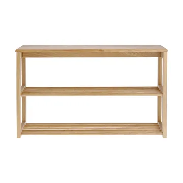 Bäckebo skohylde med siddeplads - Eg, 80×48×30 cm - 1898