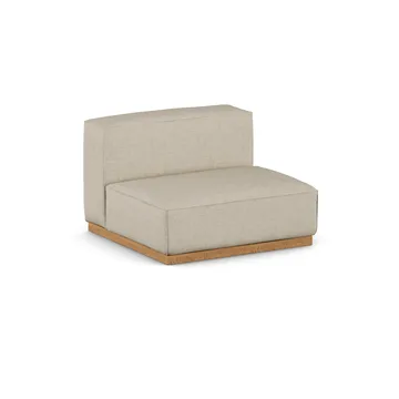 Bergsdal 1,5-personers lænestol - Bern beige 0341-Egebedset ask, 1,5-pers. - 1898