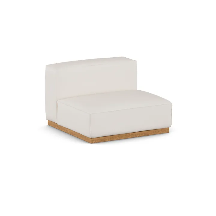 Bergsdal 1,5-personers lænestol - Caleido beige 9600-Egebedset ask, 1,5-pers. - 1898
