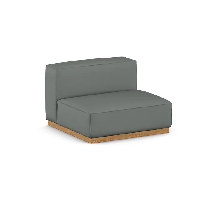 Bergsdal 1,5-personers lænestol - Caleido grey 1240-Egebedset ask, 1,5-pers. - 1898