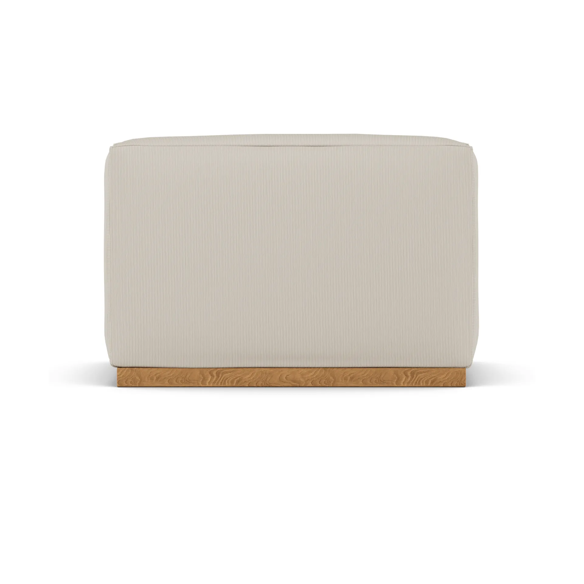 Bergsdal 1,5-personers lænestol, Jump beige 1956-Egebedset ask, 1,5-pers. 1898