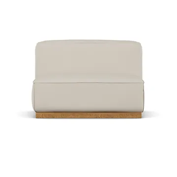 Bergsdal 1,5-personers lænestol - Jump beige 1956-Egebedset ask, 1,5-pers. - 1898