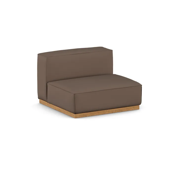Bergsdal 1,5-personers lænestol - Jump brown 1955-Egebedset ask, 1,5-pers. - 1898