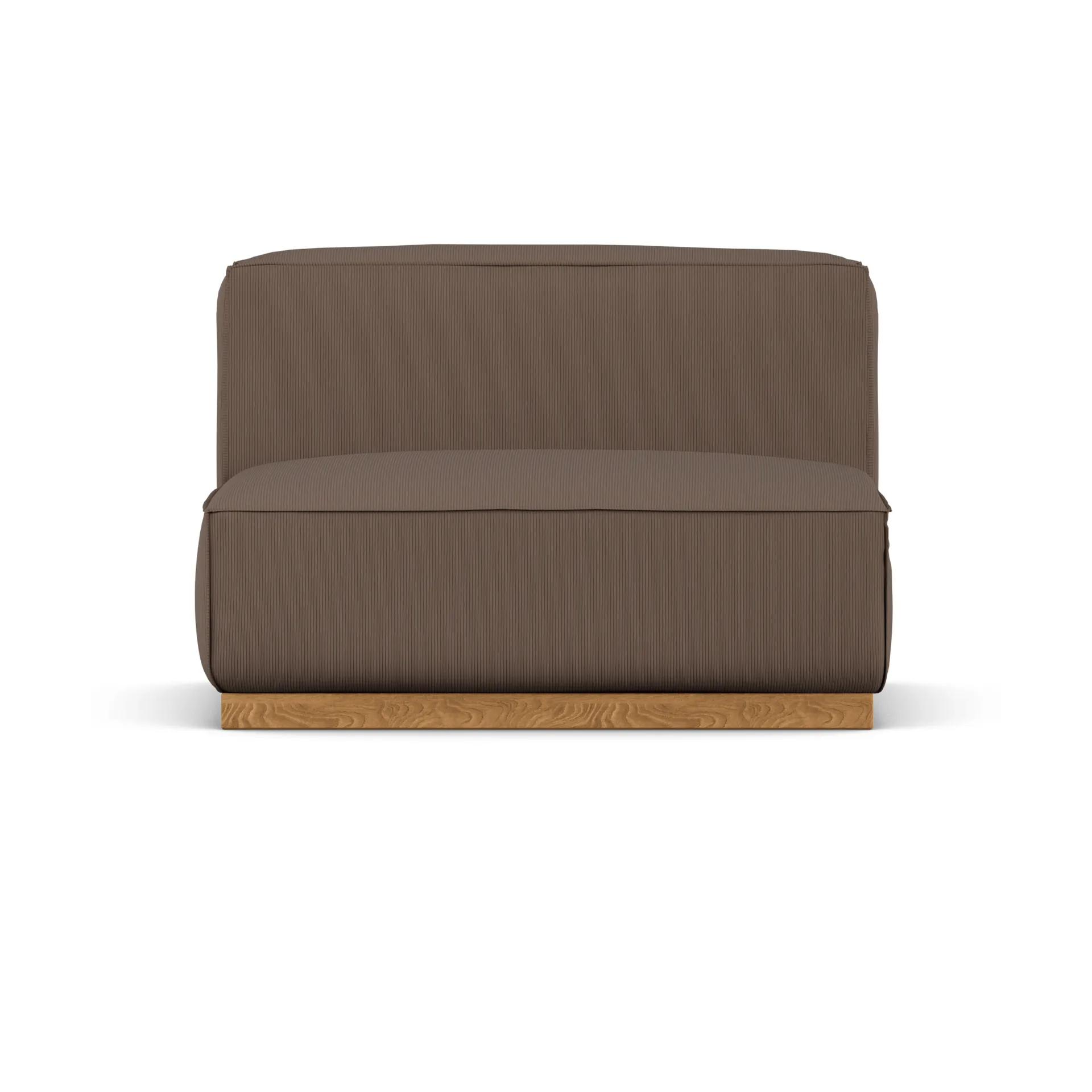 Bergsdal 1,5-personers lænestol, Jump brown 1955-Egebedset ask, 1,5-pers. 1898