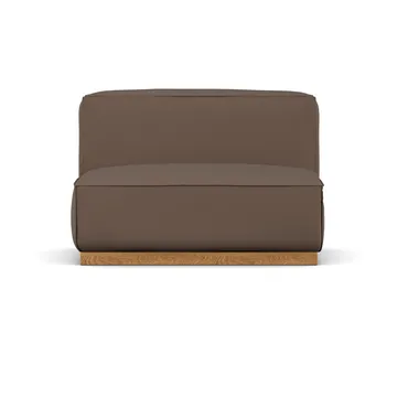 Bergsdal 1,5-personers lænestol - Jump brown 1955-Egebedset ask, 1,5-pers. - 1898