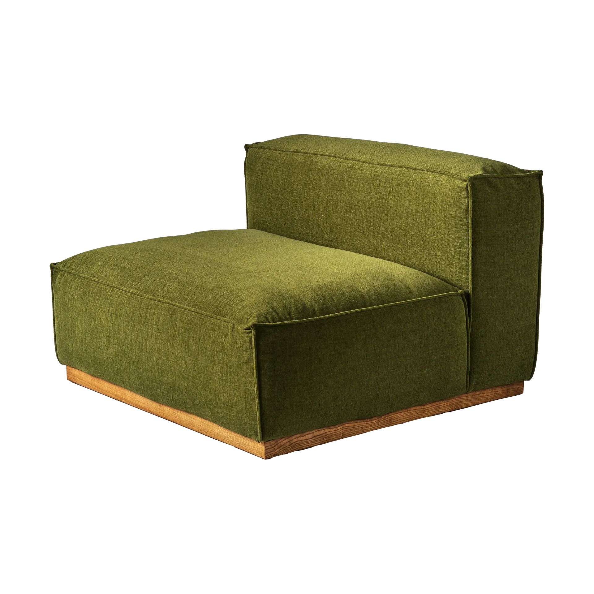 1898 Bergsdal 1,5-personers lænestol Luisa green 3975-Egebedset ask, 1,5-pers.