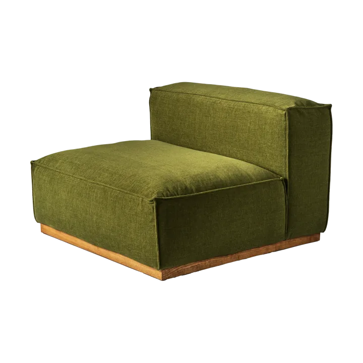 Bergsdal 1,5-personers lænestol - Luisa green 3975-Egebedset ask, 1,5-pers. - 1898