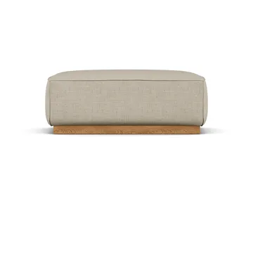 Bergsdal fodskammel - Bern beige 0341-Egebedset ask - 1898