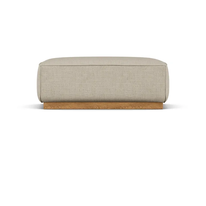 Bergsdal fodskammel - Bern beige 0341-Egebedset ask - 1898