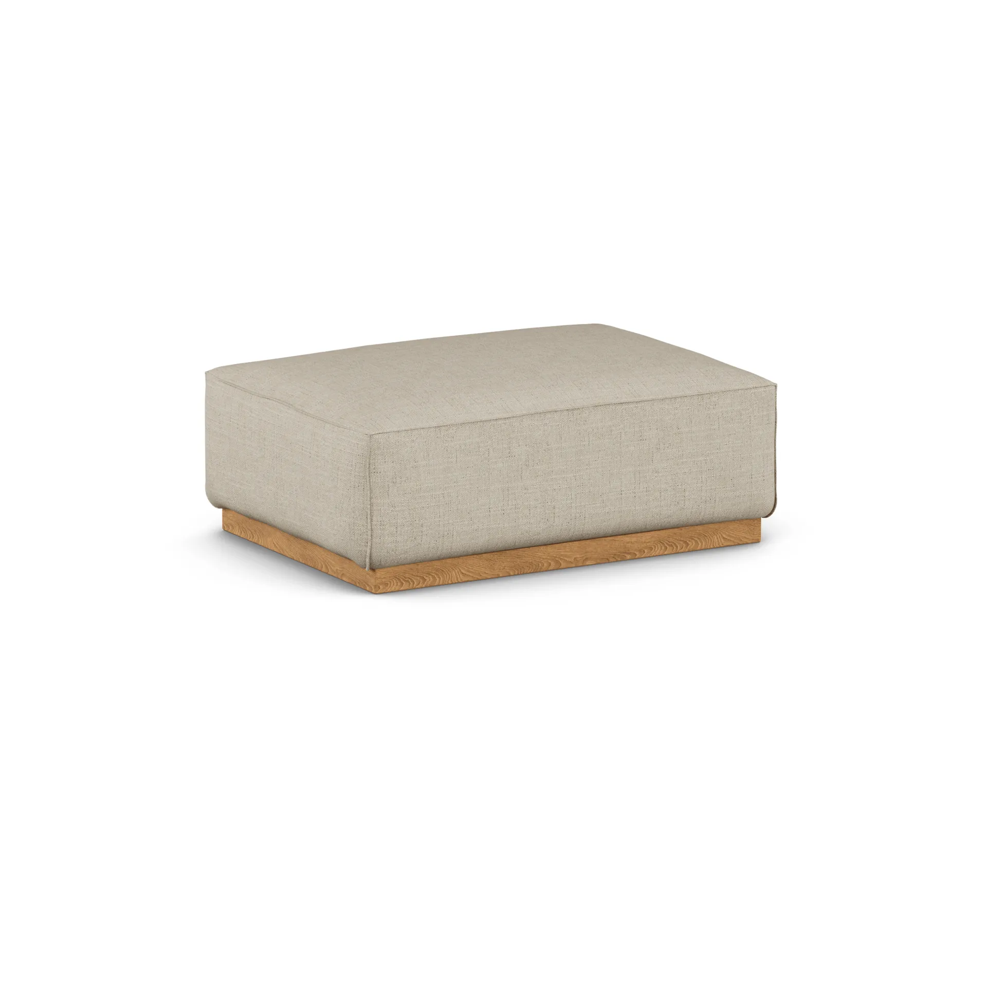 Bergsdal fodskammel, Bern beige 0341-Egebedset ask 1898