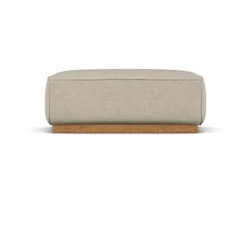 Bergsdal fodskammel - Bern beige 0341-Egebedset ask - 1898