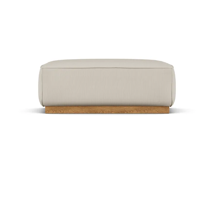 Bergsdal fodskammel - Jump beige 1956-Egebedset ask - 1898