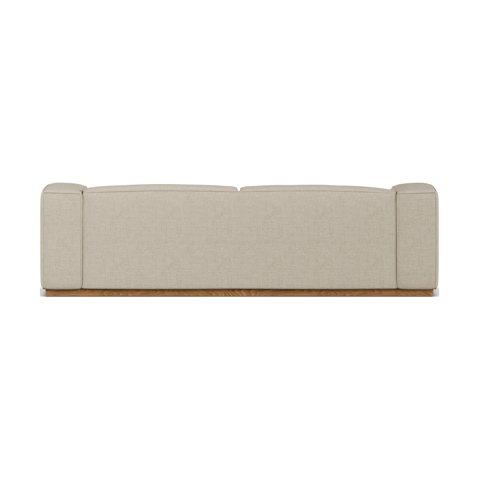 Bergsdal sofa, Bern beige 0341-Egebedset ask, 3-pers. 1898