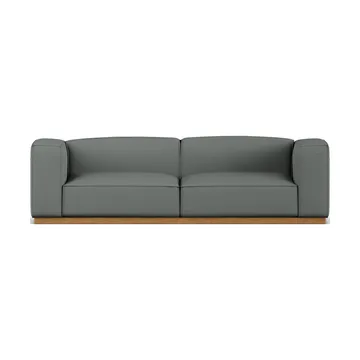 Bergsdal sofa - Caleido grey 1240-Egebedset ask, 3-pers. - 1898