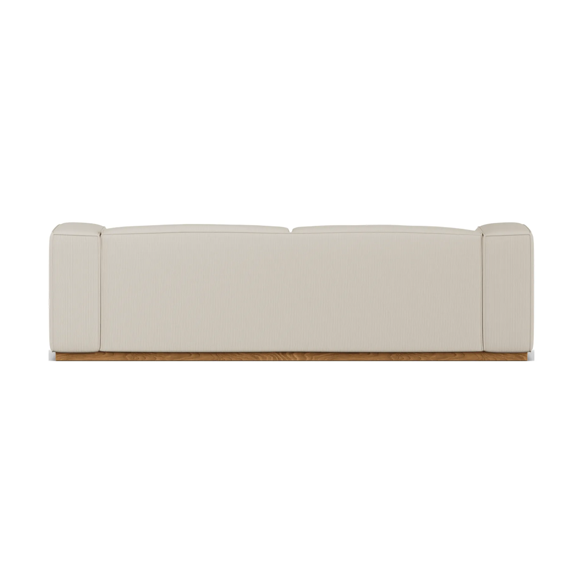 Bergsdal sofa, Jump beige 1956-Egebedset ask, 3-pers. 1898