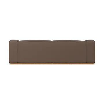 Bergsdal sofa - Jump brown 1955-Egebedset ask, 3-pers. - 1898