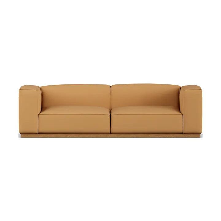 Bergsdal sofa - Jump honey 1959-Egebedset ask, 3-pers. - 1898