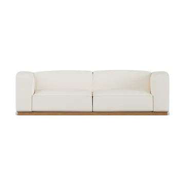 Bergsdal sofa - Jump offwhite 1954-Egebedset ask, 3-pers. - 1898