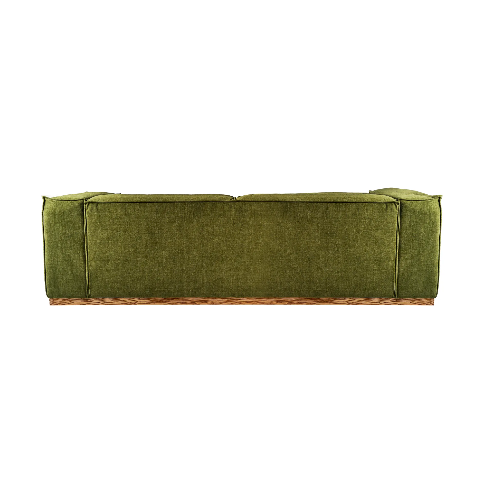 Bergsdal sofa, Luisa green 3975-Egebedset ask, 3-pers. 1898