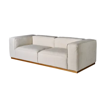 Bergsdal sofa - Oslo nature 1540-Egebedset ask, 3-pers. - 1898