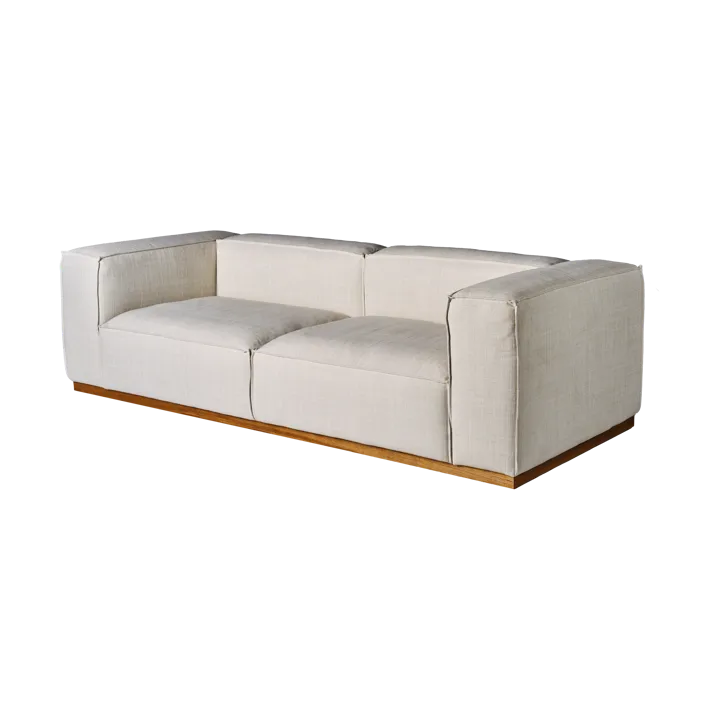 Bergsdal sofa - Oslo nature 1540-Egebedset ask, 3-pers. - 1898