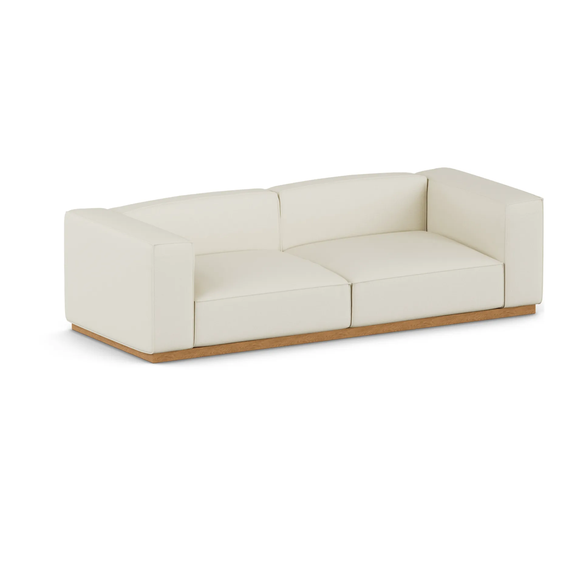 Bergsdal sofa, Oslo nature 1540-Egebedset ask, 3-pers. 1898