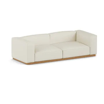 Bergsdal sofa - Oslo nature 1540-Egebedset ask, 3-pers. - 1898