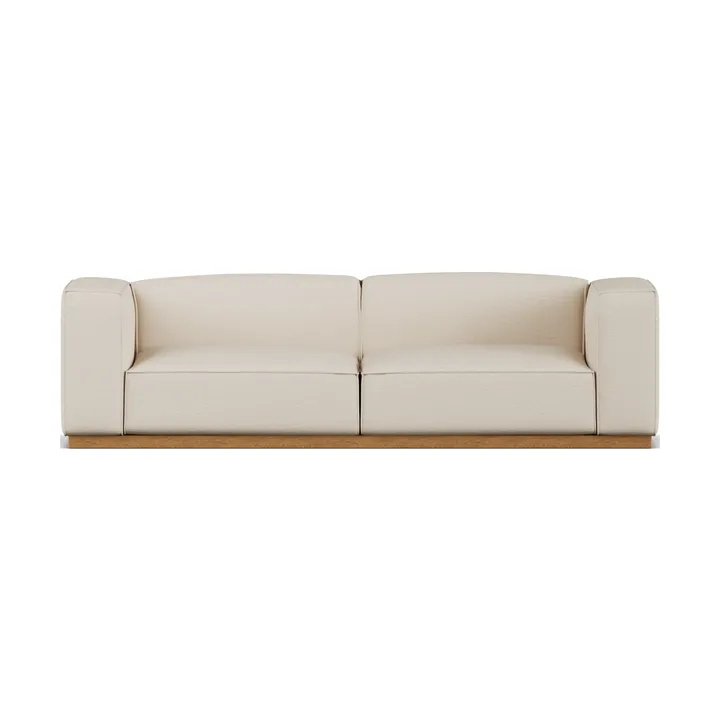 Bergsdal sofa - Same Beige 6670-egebejset, 3-personers - 1898