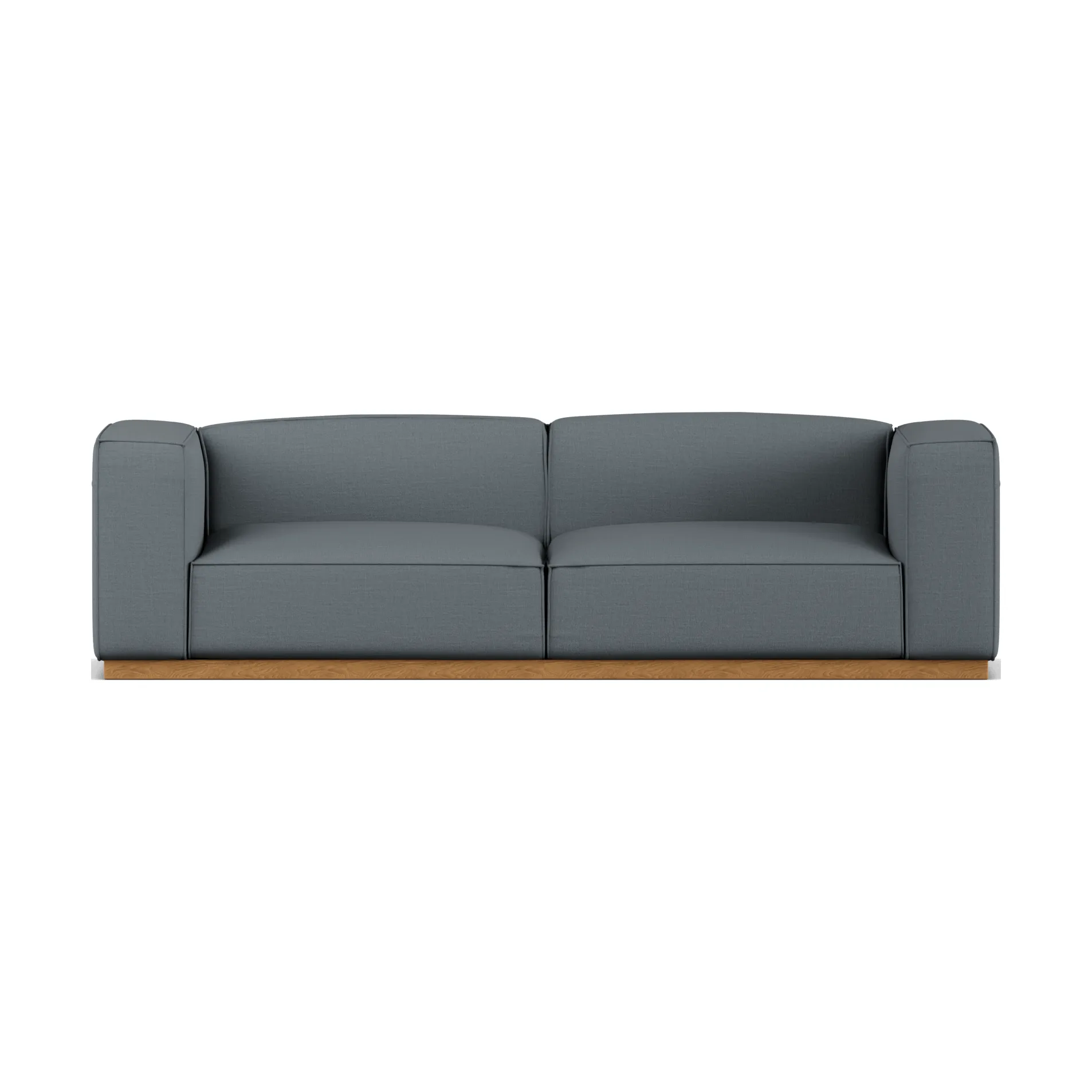 Bergsdal sofa, Same Blue 6678-egebejset, 3-personers 1898