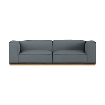 Bergsdal sofa - Same Blue 6678-egebejset, 3-personers - 1898