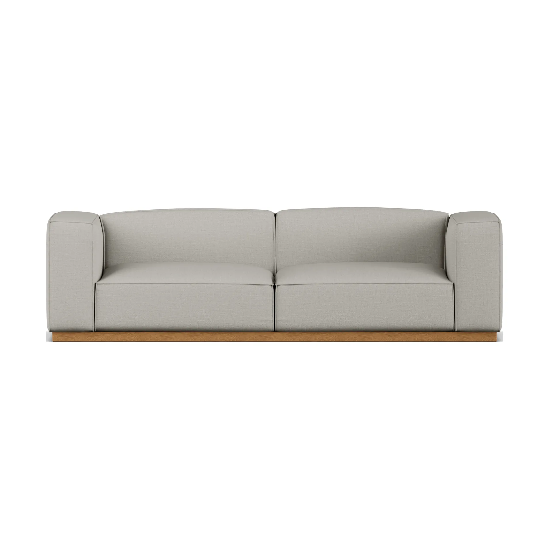 Bergsdal sofa, Same Grey 6673-egebejset, 3-personers 1898