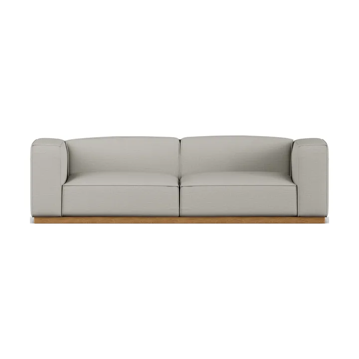 Bergsdal sofa - Same Grey 6673-egebejset, 3-personers - 1898