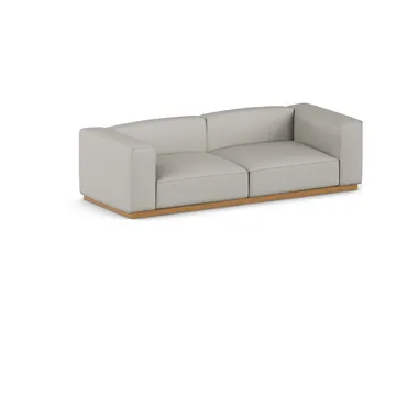 Bergsdal sofa - Same Grey 6673-egebejset, 3-personers - 1898