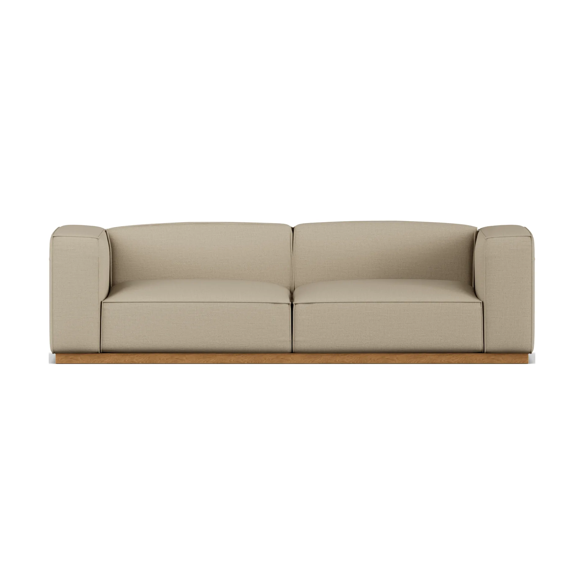 Bergsdal sofa, Same Sand 6672-egebejset, 3-personers 1898