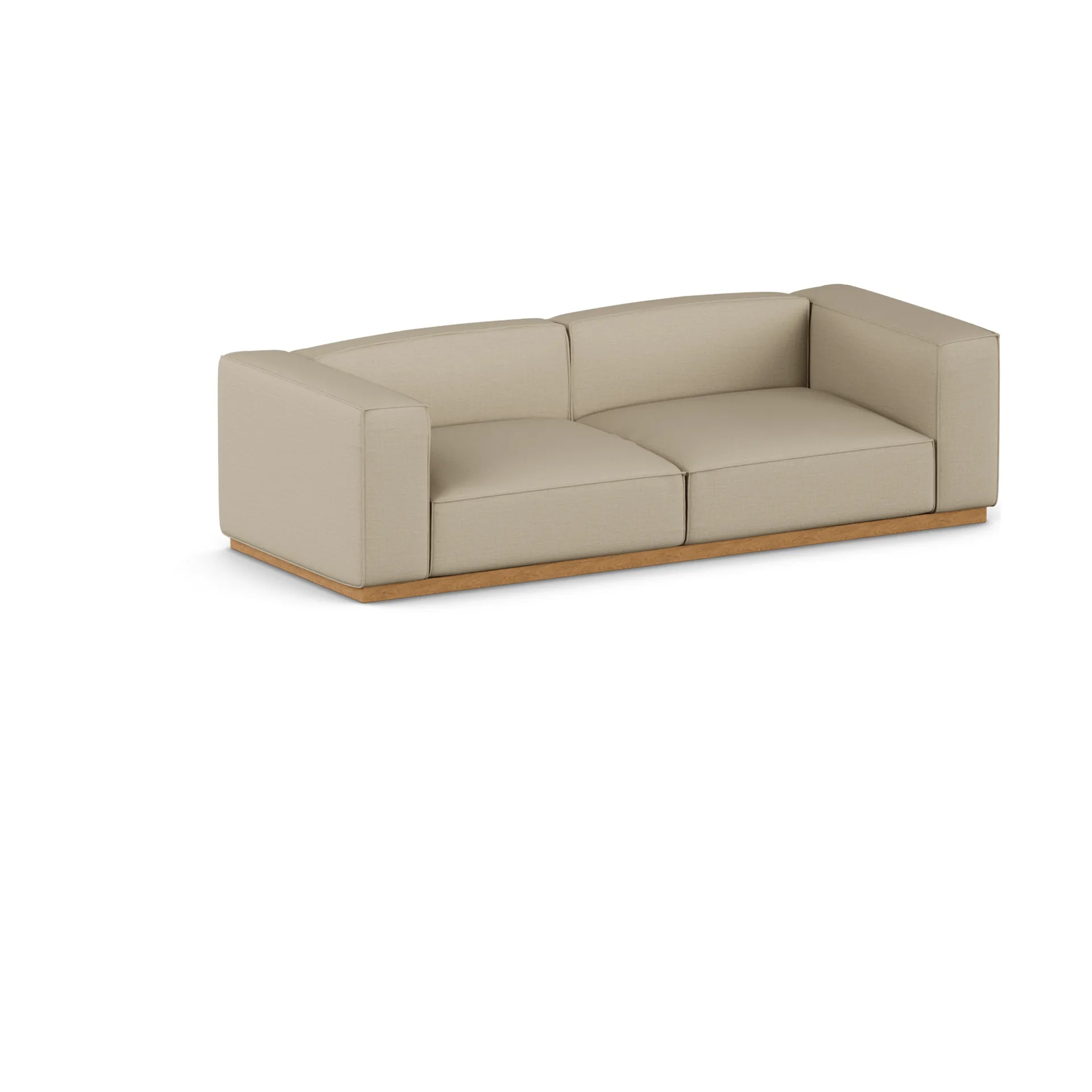 Bergsdal sofa, Same Sand 6672-egebejset, 3-personers 1898