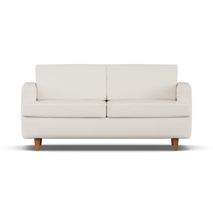 Binga 2,5-personers sovesofa - Caleido Beige 9600-egebedset ask - 1898