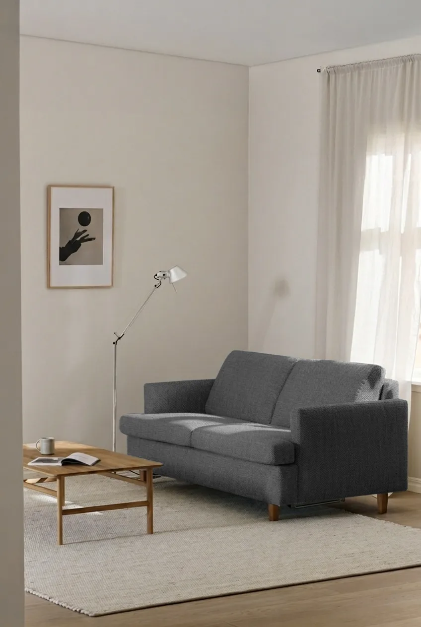Binga 2,5-personers sovesofa, Caleido Grey 1240-eg 1898
