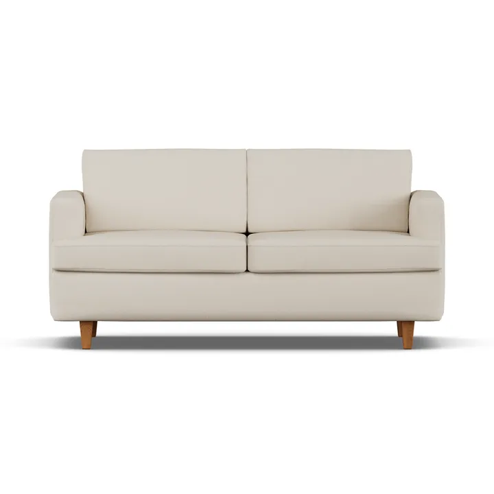 Binga 2,5-personers sovesofa - Jump Beige 1956-egebedset ask - 1898