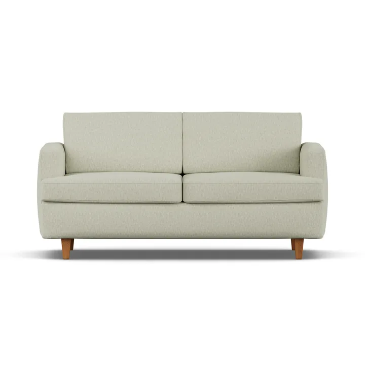 Binga 2,5-personers sovesofa - Luiza Beige 3981-mørkbejdset ask - 1898