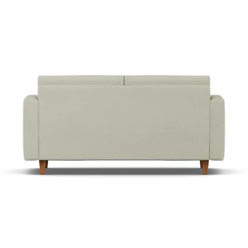 Binga 2,5-personers sovesofa - Luiza Beige 3981-mørkbejdset ask - 1898