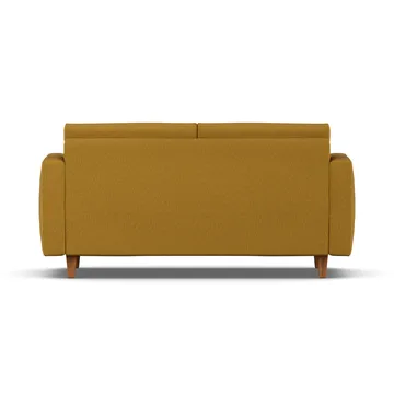 Binga 2,5-personers sovesofa - Luiza Mustard 3972-mørkbejdset ask - 1898